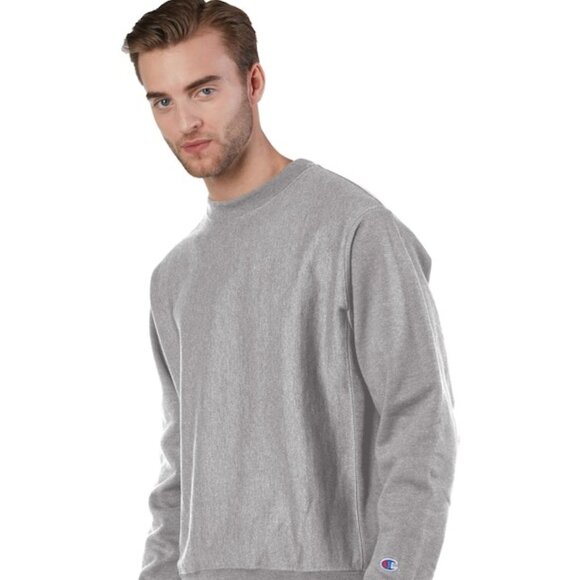 NWT Champion Men's Reverse Crew Sweatshirt in Gray Size XL - Picture 1 of 12